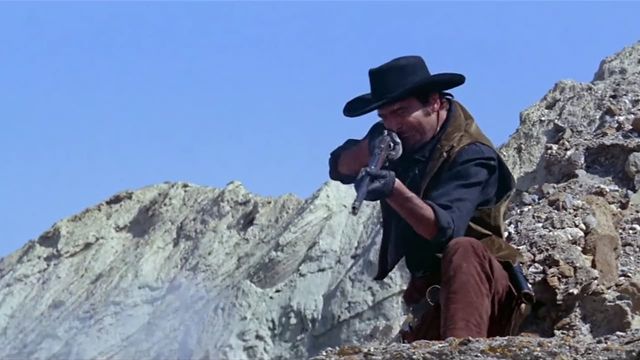 Una scena tratta dal film I tre spietati