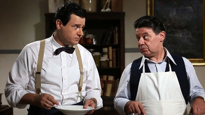 Una scena tratta dal film Permette? Alberto Sordi