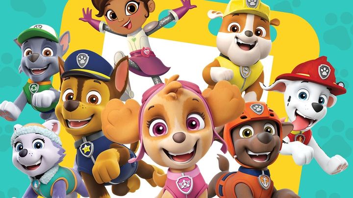 Una scena tratta dal film Paw Patrol Mighty Pups - Il film dei super cuccioli