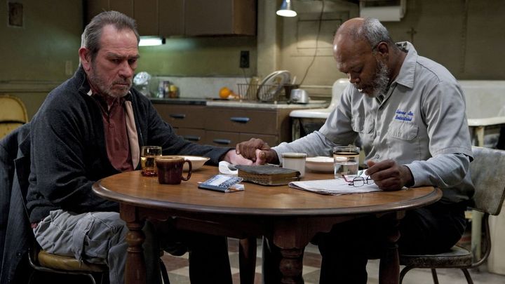 Una scena tratta dal film Sunset Limited