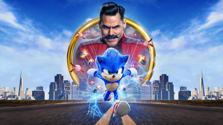 Una scena tratta dal film Sonic - Il film