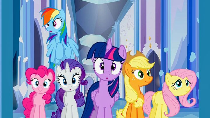 Una scena tratta dal film My Little Pony: Equestria Girls