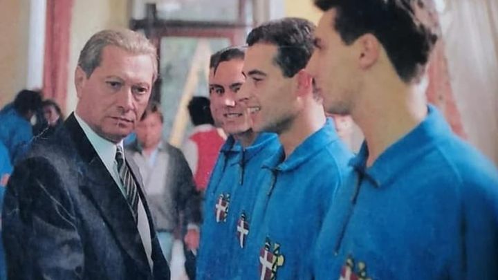 Una scena tratta dal film Il colore della vittoria