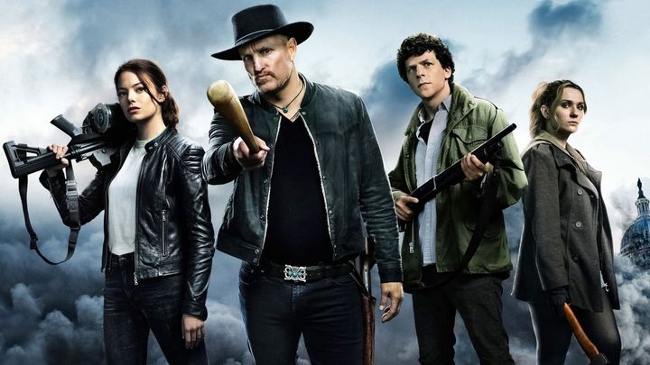 Una scena tratta dal film Zombieland - Doppio colpo