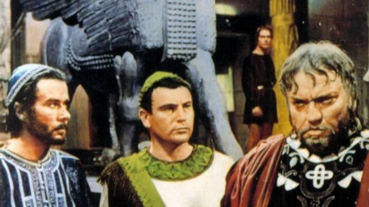 Una scena tratta dal film David e Golia