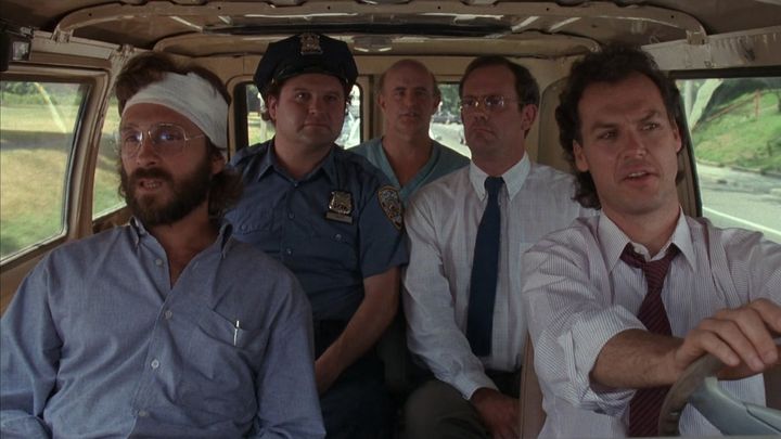 Una scena tratta dal film 4 pazzi in libertà