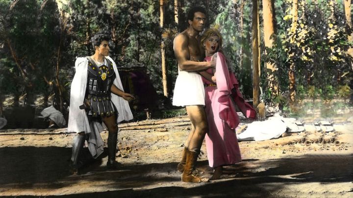 Una scena tratta dal film Ulisse contro Ercole