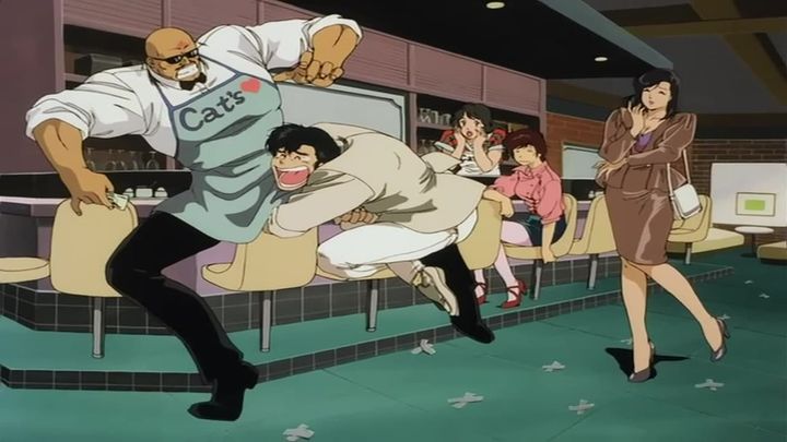 Una scena tratta dal film City Hunter: Un complotto da un milione di dollari