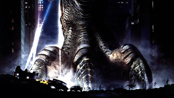 Una scena tratta dal film Godzilla