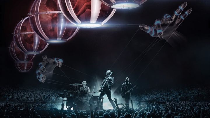 Una scena tratta dal film Muse: Drones World Tour