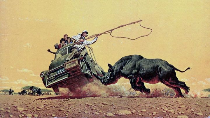 Una scena tratta dal film Hatari!