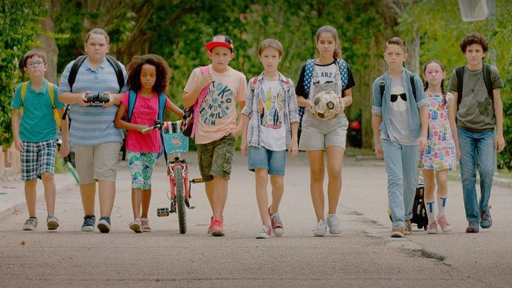 Una scena tratta dal film Goleador - Il mistero degli arbitri addormentati