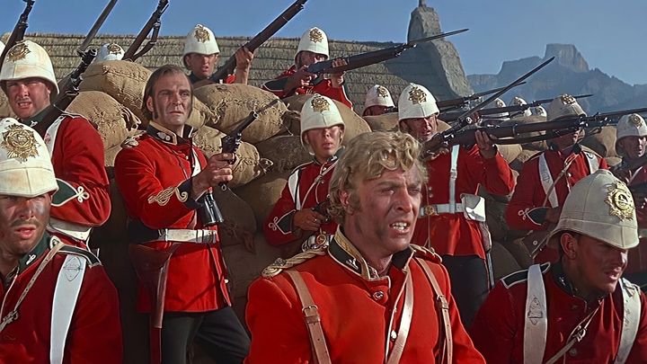 Una scena tratta dal film Zulu