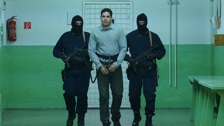 Una scena tratta dal film The Whiskey Bandit