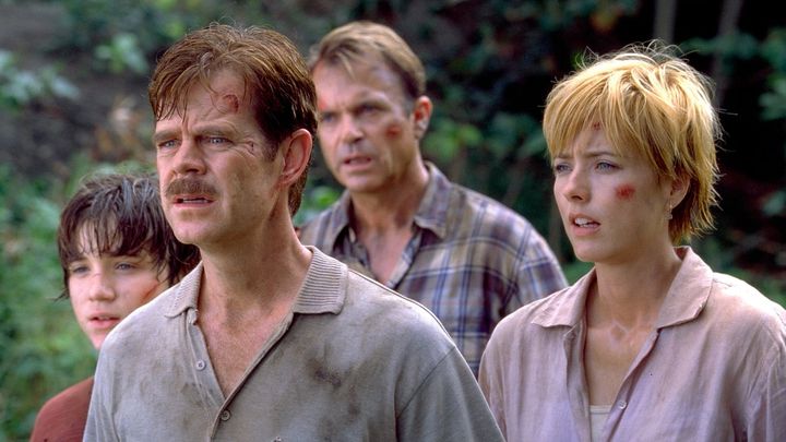 Una scena tratta dal film Jurassic Park III