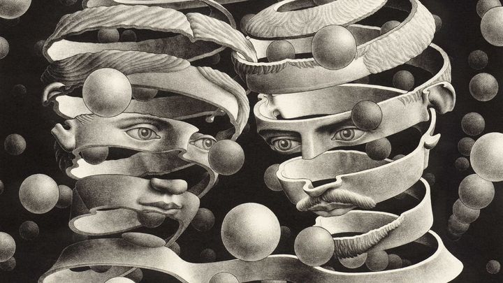 Una scena tratta dal film Escher - Viaggio nell'Infinito