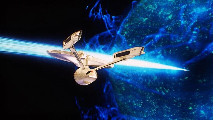 Una scena tratta dal film Star Trek V - L'ultima frontiera