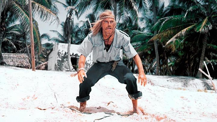 Una scena tratta dal film Il cacciatore di squali