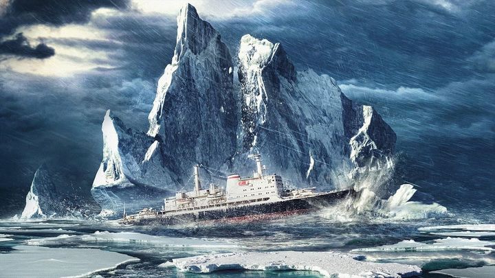 Una scena tratta dal film The Icebreaker - Terrore tra i ghiacci