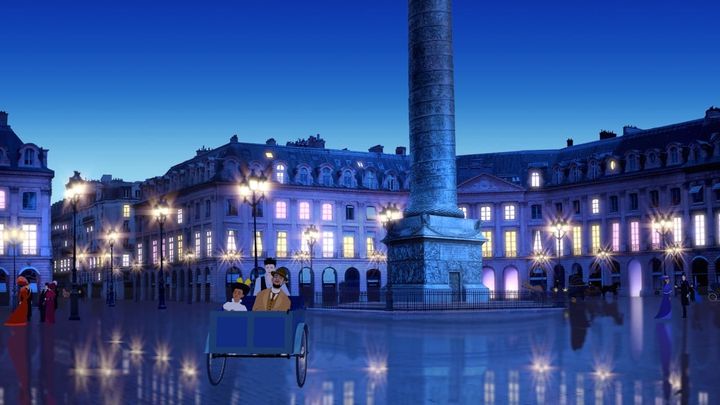 Una scena tratta dal film Dilili a Parigi