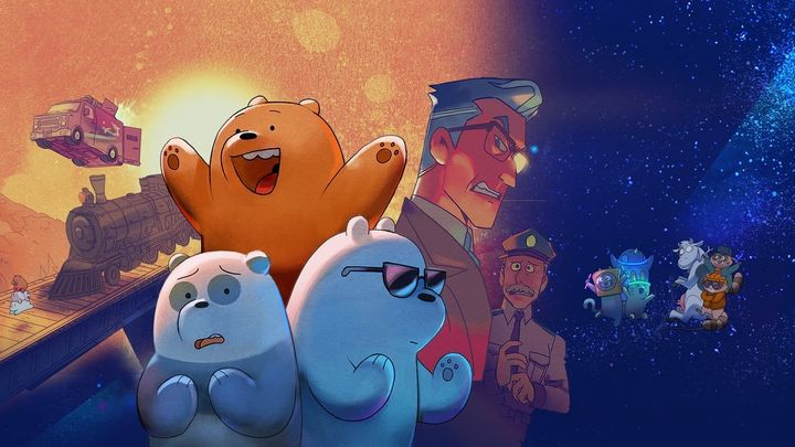 Una scena tratta dal film We Bare Bears: The Movie