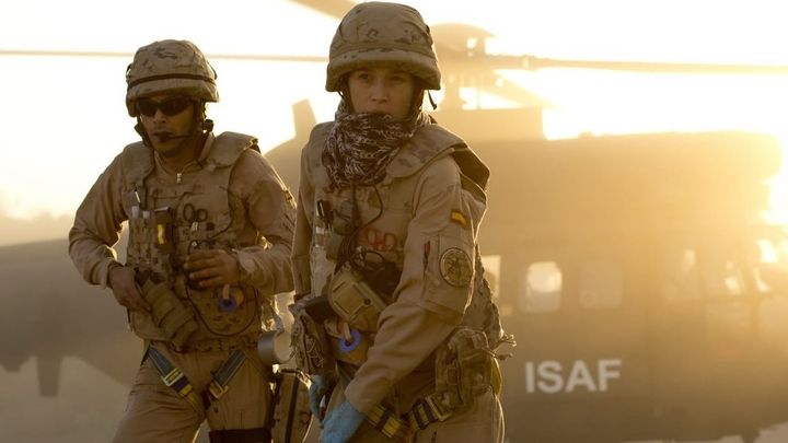 Una scena tratta dal film Zona ostile