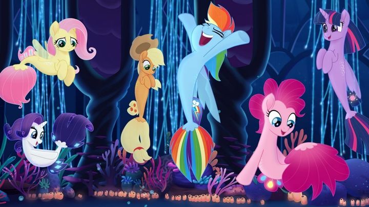 Una scena tratta dal film My Little Pony - Il film