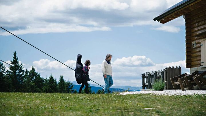 Una scena tratta dal film Resina
