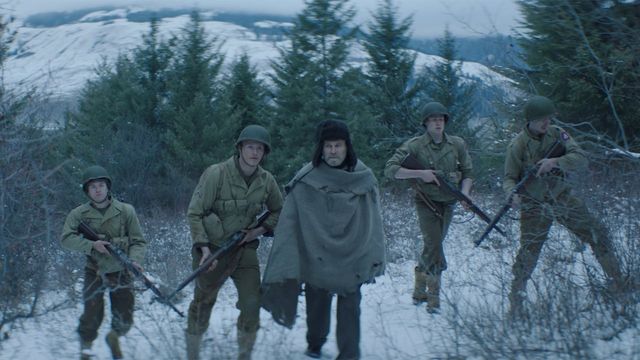 Una scena tratta dal film 1944 - La battaglia di Cassino