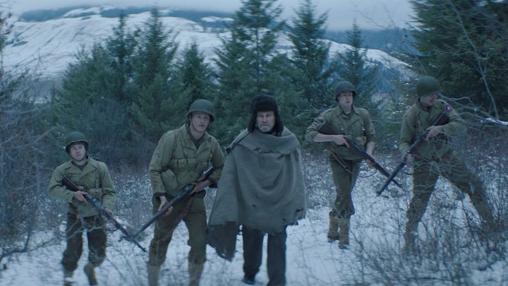 Una scena tratta dal film 1944 - La battaglia di Cassino