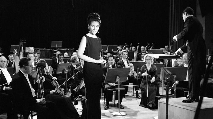Una scena tratta dal film Maria by Callas