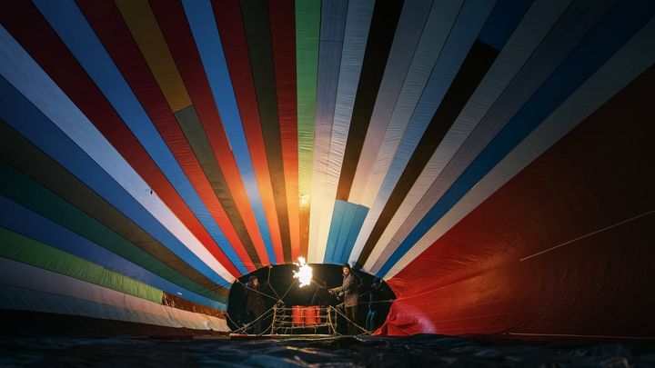 Una scena tratta dal film Balloon - Il vento della libertà