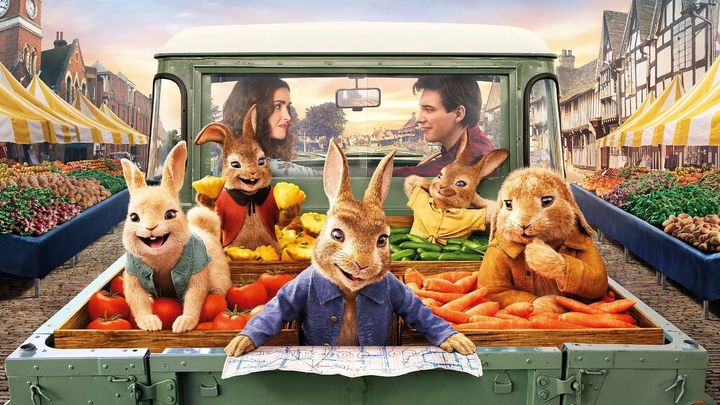 Una scena tratta dal film Peter Rabbit 2 - Un birbante in fuga