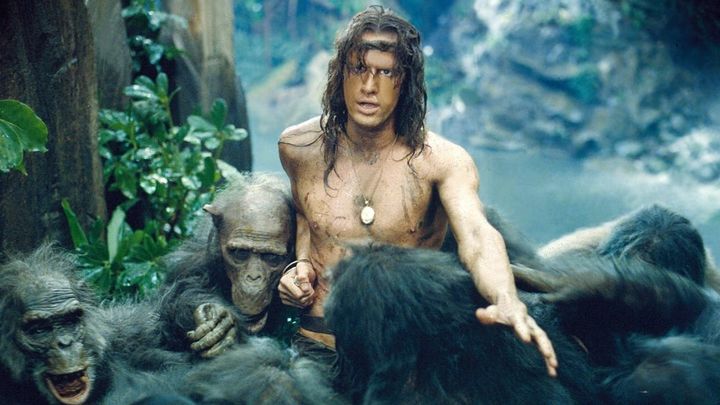 Una scena tratta dal film Greystoke - La leggenda di Tarzan, il signore delle scimmie