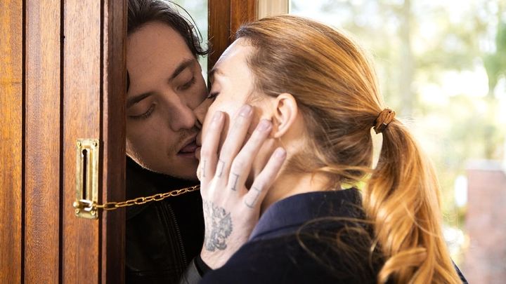 Una scena tratta dal film L'amante russo