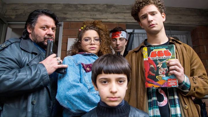 Una scena tratta dal film Il mostro della cripta