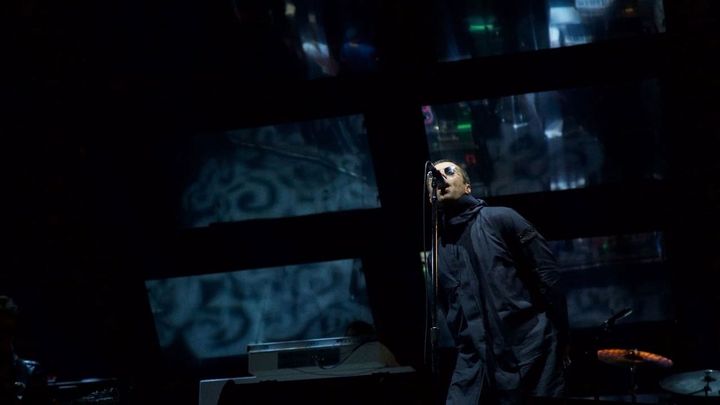 Una scena tratta dal film Liam Gallagher: As It Was