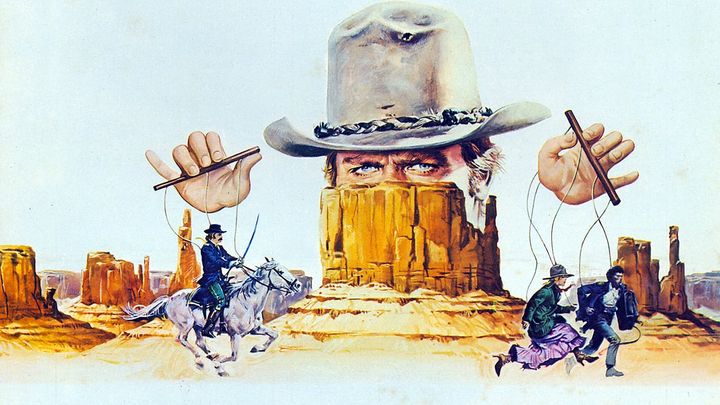 Una scena tratta dal film Un genio, due compari, un pollo