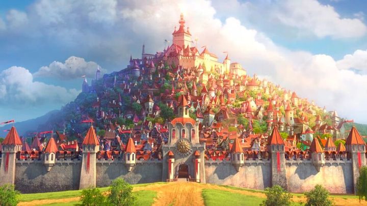 Una scena tratta dal film La principessa incantata