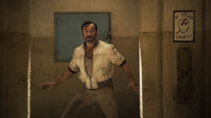 Una scena tratta dal film Agente speciale 117 al servizio della Repubblica - Allerta rossa in Africa nera