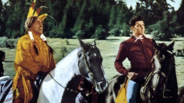 Una scena tratta dal film La strage del 7° cavalleggeri