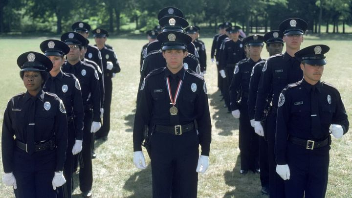 Una scena tratta dal film Scuola di polizia