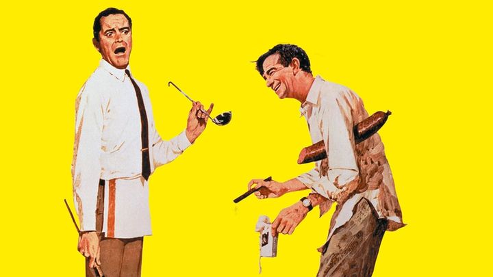 Una scena tratta dal film La strana coppia