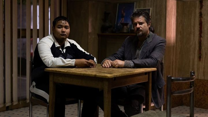 Una scena tratta dal film Notte fantasma