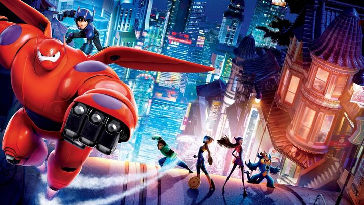 Una scena tratta dal film Big Hero 6