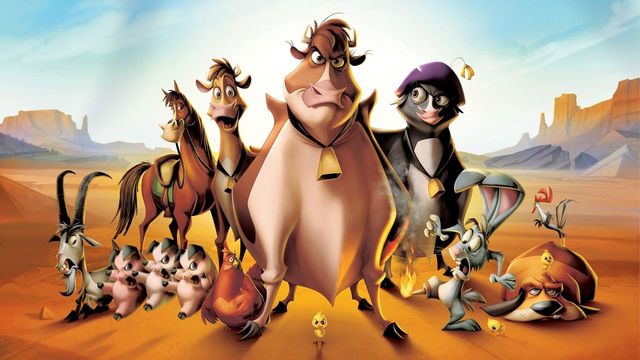 Una scena tratta dal film Mucche alla riscossa