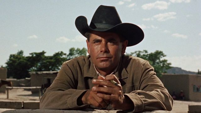 Una scena tratta dal film Cowboy