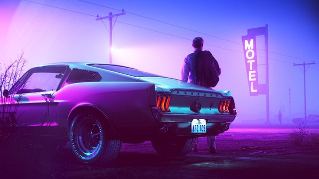 Una scena tratta dal film Drive