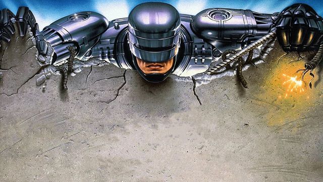 Una scena tratta dal film RoboCop 2