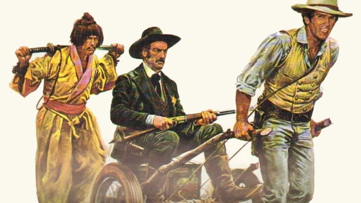 Una scena tratta dal film Il bianco, il giallo, il nero